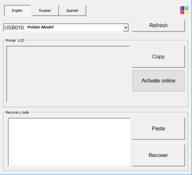 Chipless Epson RX510
